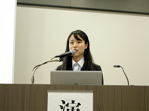 第17回 研究発表 優秀賞受賞者 大江 紗央 先生